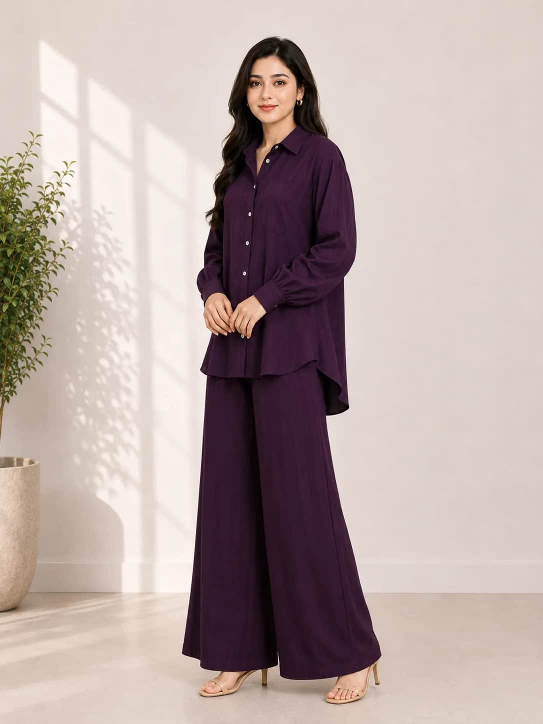 Zylosfit Elara Relaxed Korean Georgette Co-Ord Set